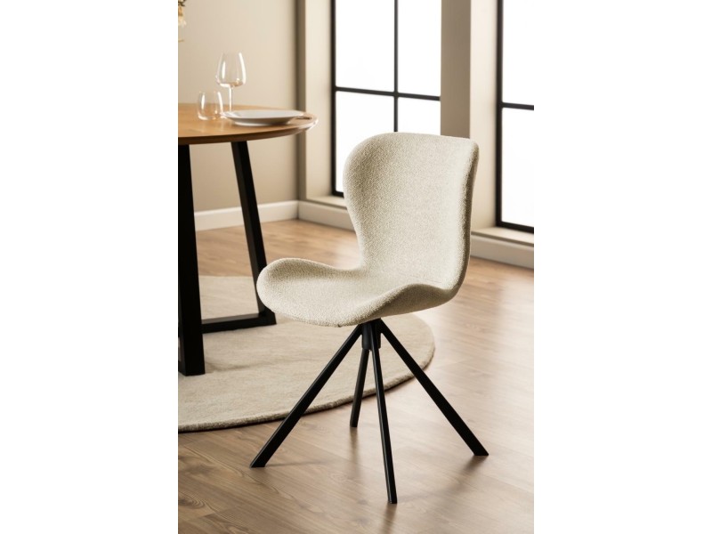 Krzesło obrotowe Batilda kremowe Monza 90 - ACTONA